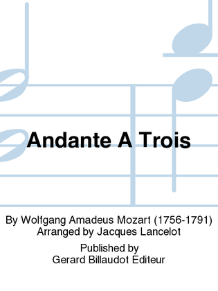 Book cover for Andante A Trois