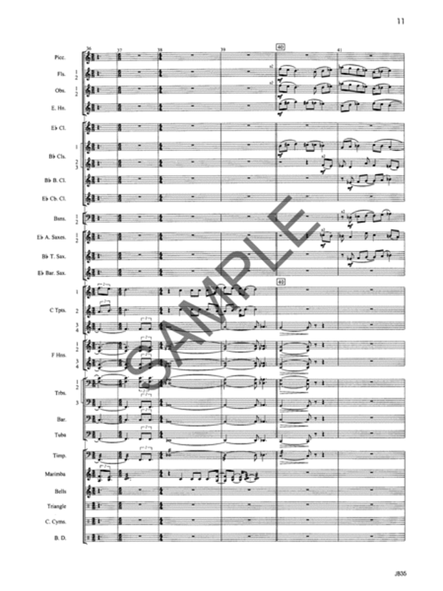 Aubrey Fanfare - Score