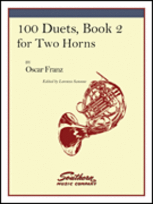 Book cover for 100 Duets, Book 2