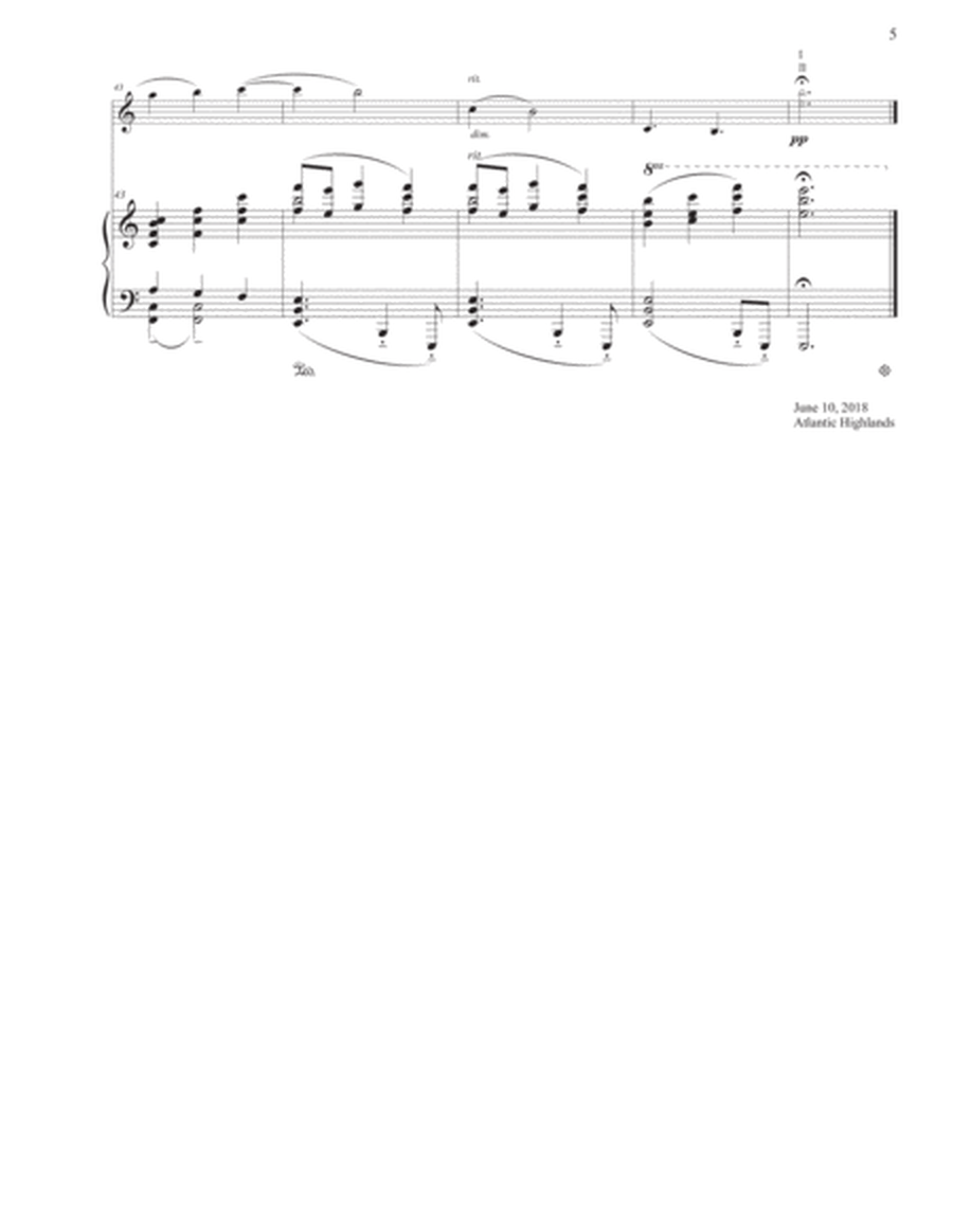 Four Sea Pictures for Violin and Piano image number null