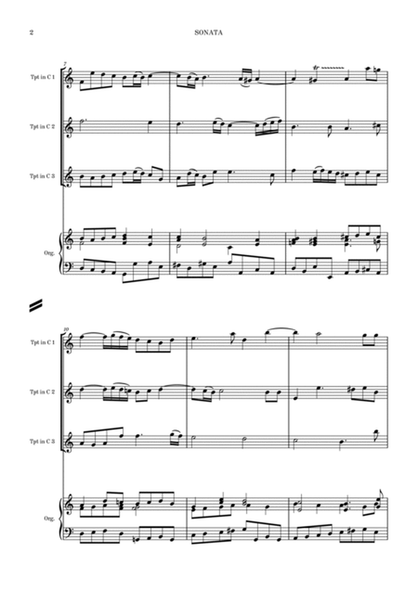 A. Scarlatti: Sonata (3 trumpets and organ) image number null