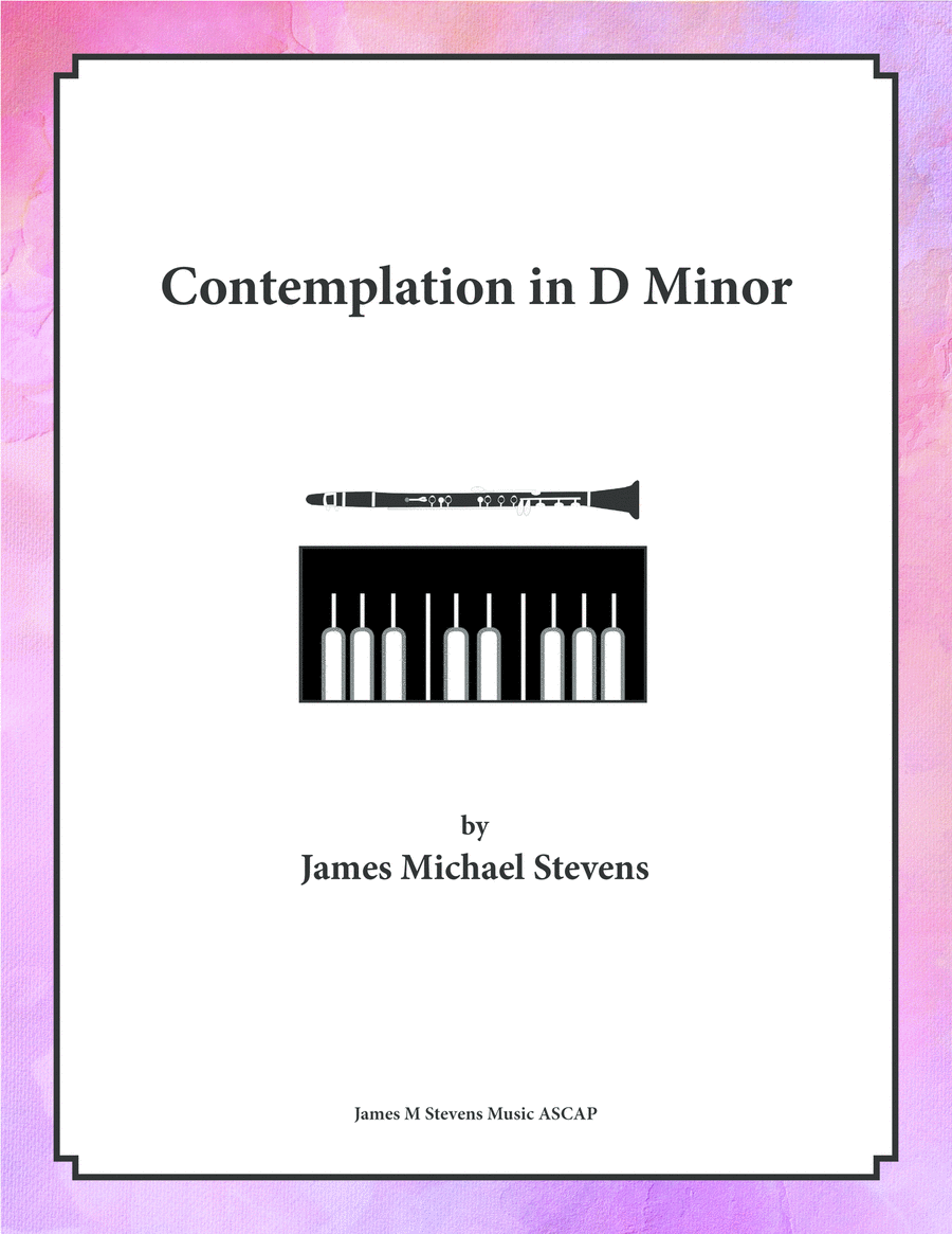 Contemplation in D Minor - Clarinet & Piano image number null