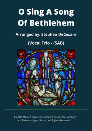 Book cover for O Sing A Song Of Bethlehem (Vocal Trio - (SAB)