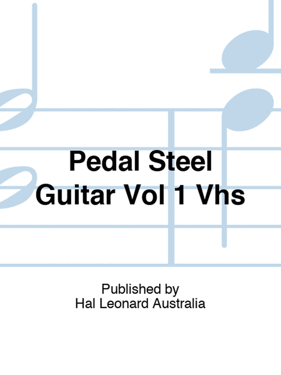 Pedal Steel Guitar Vol 1 Vhs