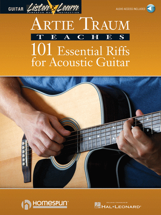 Book cover for 101 Essential Riffs for Acoustic Guitar