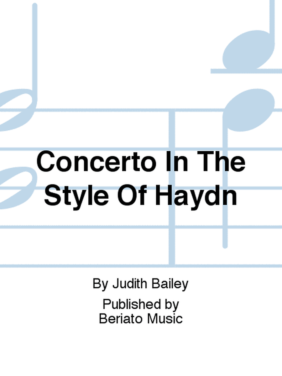 Concerto In The Style Of Haydn