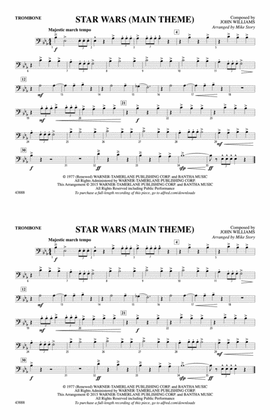 Book cover for Star Wars (Main Theme): 1st Trombone