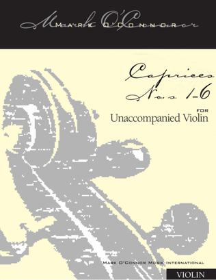 Book cover for Caprices No.'s 1 - 6 (for unaccompanied violin)