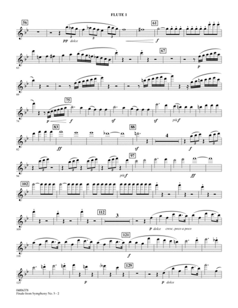 Finale from Symphony No. 5 (arr. Robert Longfield) - Flute 1