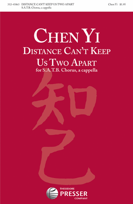 Book cover for Distance Can't Keep Us Two Apart