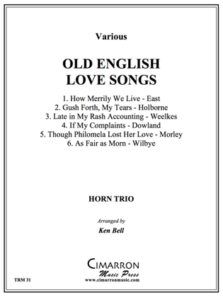 Book cover for Old English Love Songs