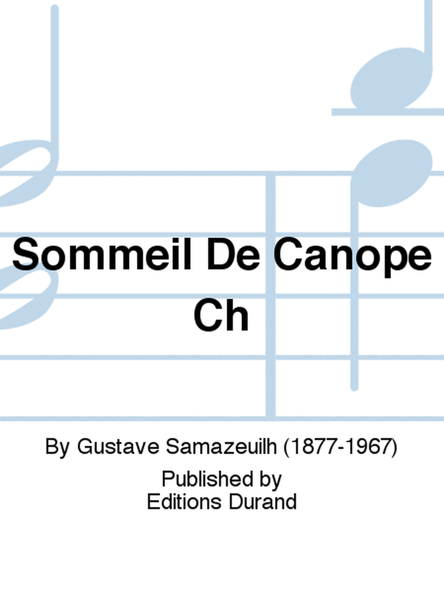 Sommeil De Canope Ch