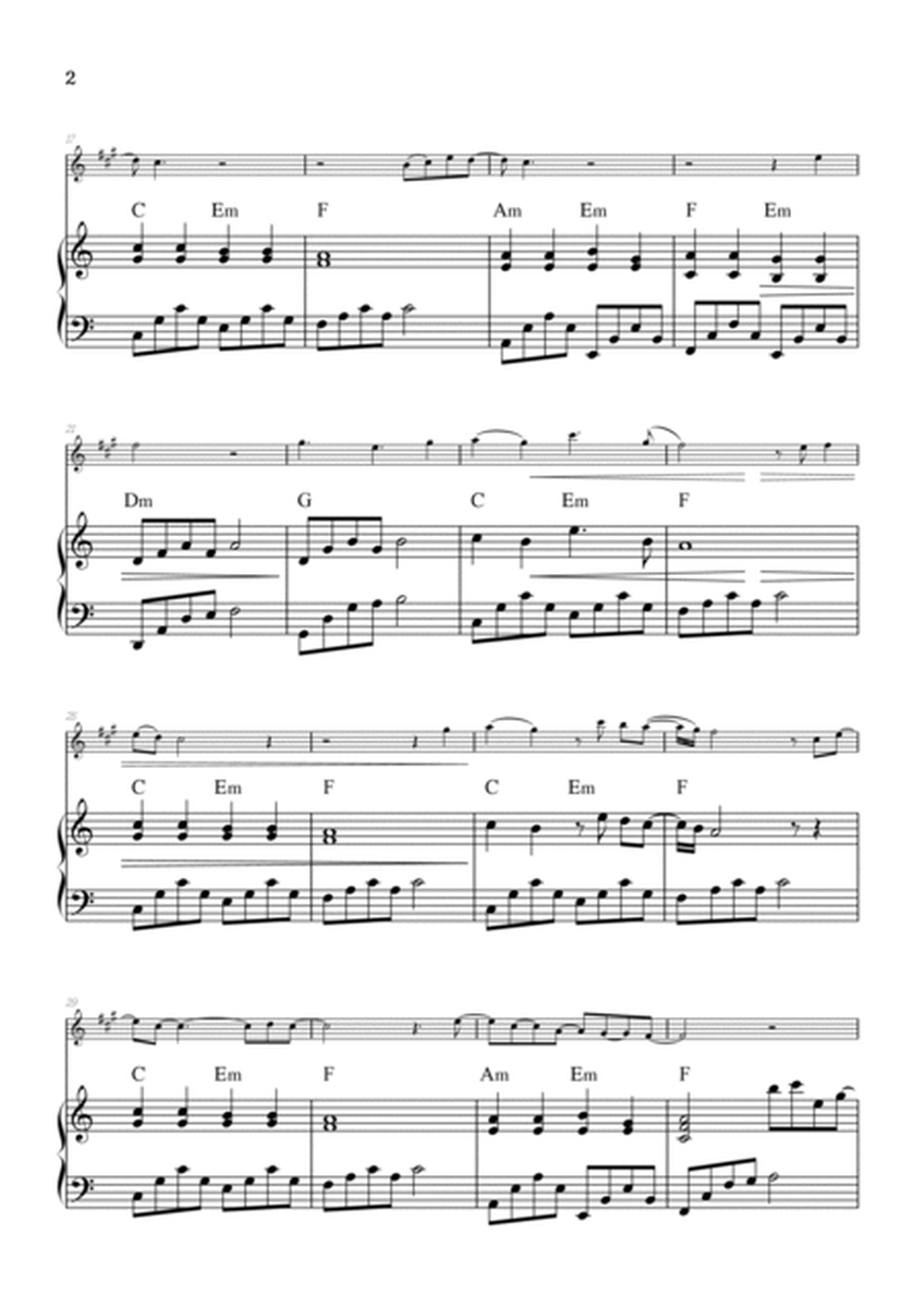 What Was I Made For? by Billie Eilish Alto Saxophone - Digital Sheet Music