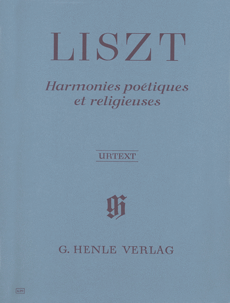 Harmonies Poétiques et Religieuses