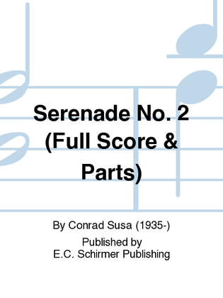 Book cover for Serenade No. 2 (Full Score & Parts)