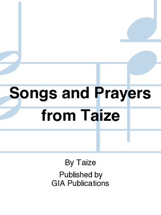 Book cover for Songs and Prayers from Taizé