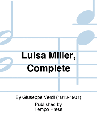 Book cover for Luisa Miller, Complete