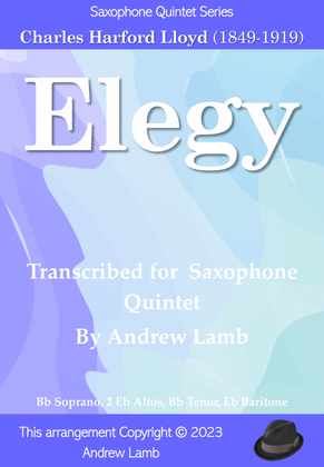 Elegy (by Charles Lloyd, arr. for Saxophone Quintet)
