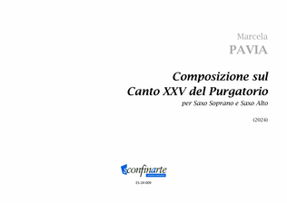 Marcela Pavia: Composizione sul Canto XXV del Purgatorio (ES-24-009)