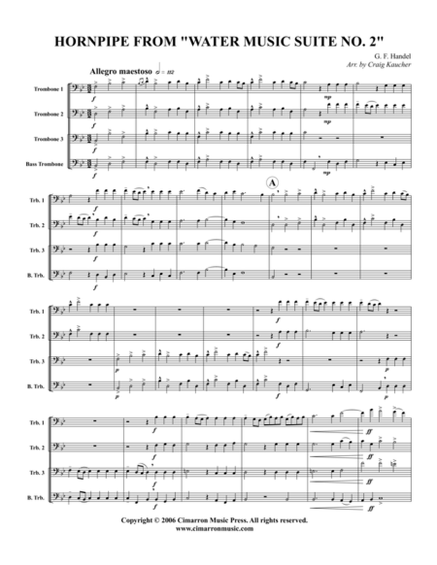 Hornpipe, from Water Music Suite No. 2