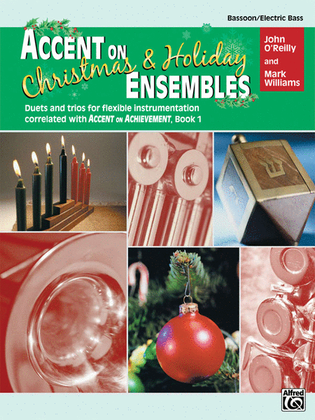 Book cover for Accent on Christmas and Holiday Ensembles