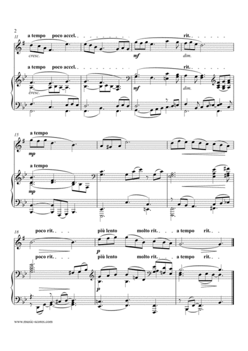 Beautiful Dreamer - Baritone Saxophone and Piano image number null