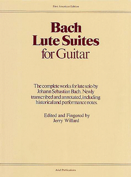 Johann Sebastian Bach: Lute Suites For Guitar