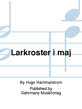 Book cover for Larkroster i maj