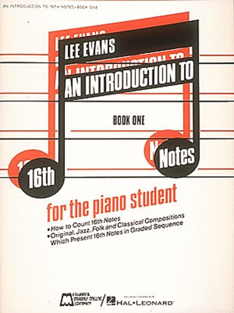 Introduction To 16Th Notes Bk1