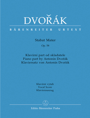 Book cover for Stabat Mater, op. 58