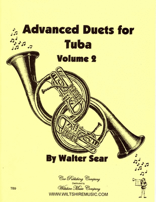 Book cover for Advanced Duets for Tuba, Volume 2