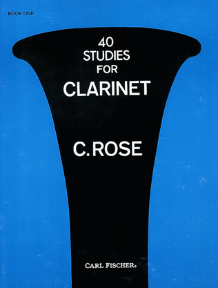 Book cover for 40 Studies For Clarinet - Book 1