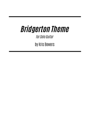 Book cover for Bridgerton Theme