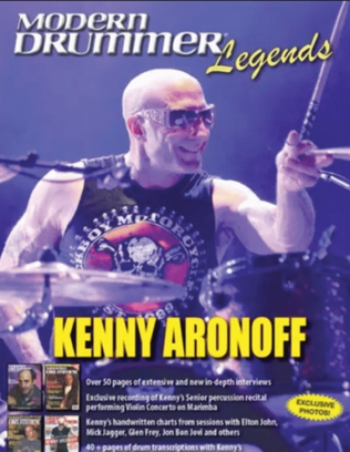 Book cover for Modern Drummer Legends: Kenny Aronoff