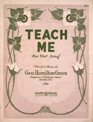 Book cover for Teach Me. Fox Trot Song