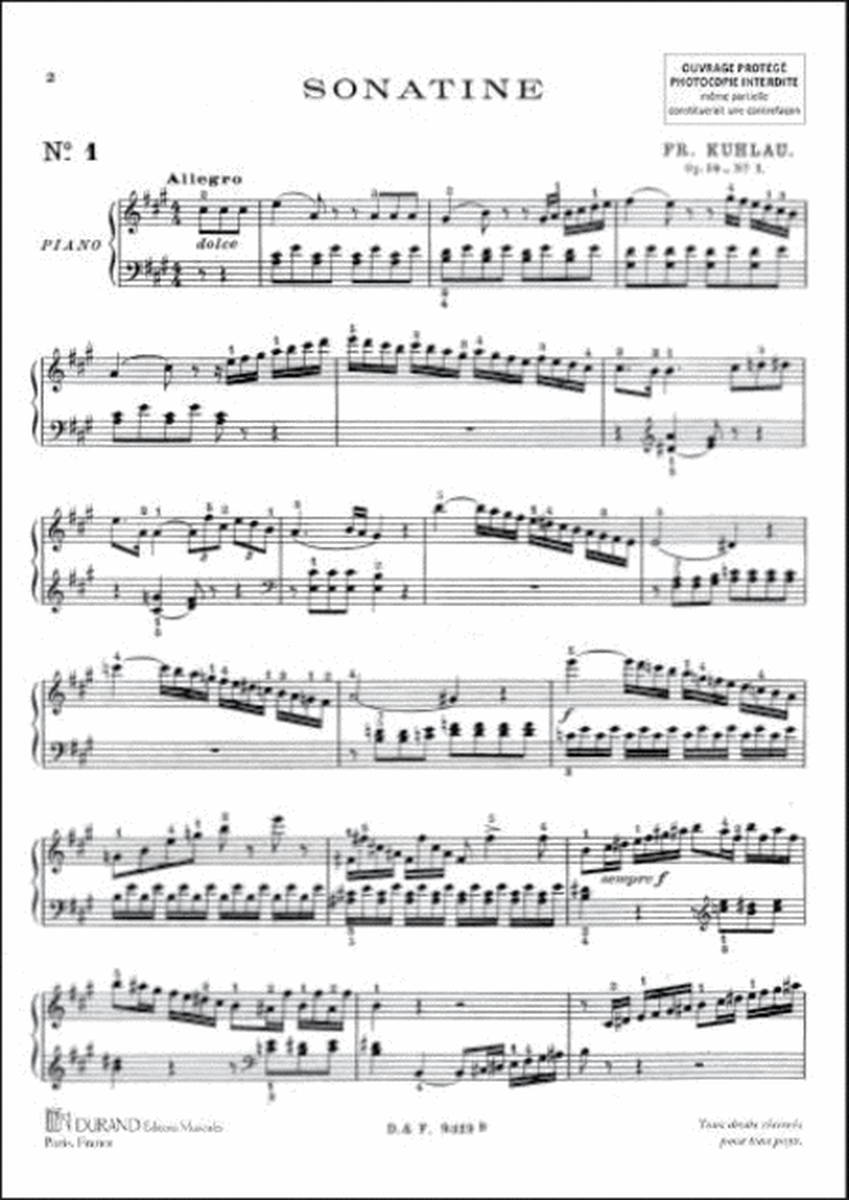 Sonatines Vol. 2 Piano (Op59 Op 60 Op 88