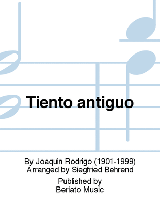 Book cover for Tiento antiguo