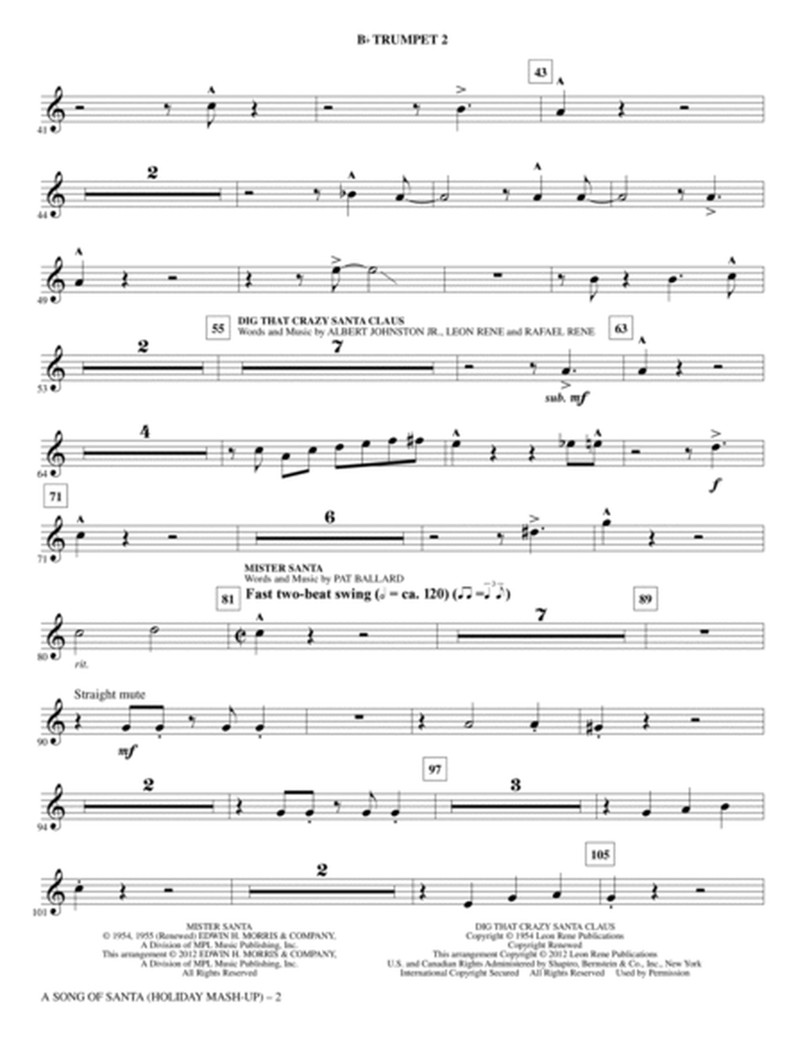 A Song Of Santa - Bb Trumpet 2