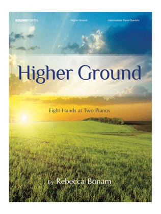 Book cover for Higher Ground (inter piano quartets/8 hands, 2 pianos)