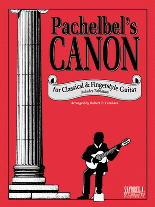 Book cover for Pachelbels Canon In D Classical & Fingerstyle Guitar