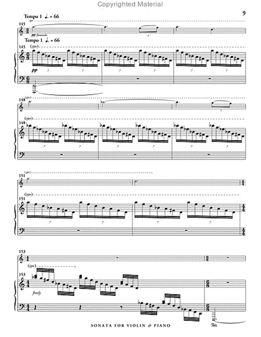 Sonata for Violin and Piano (score & 1 part) image number null