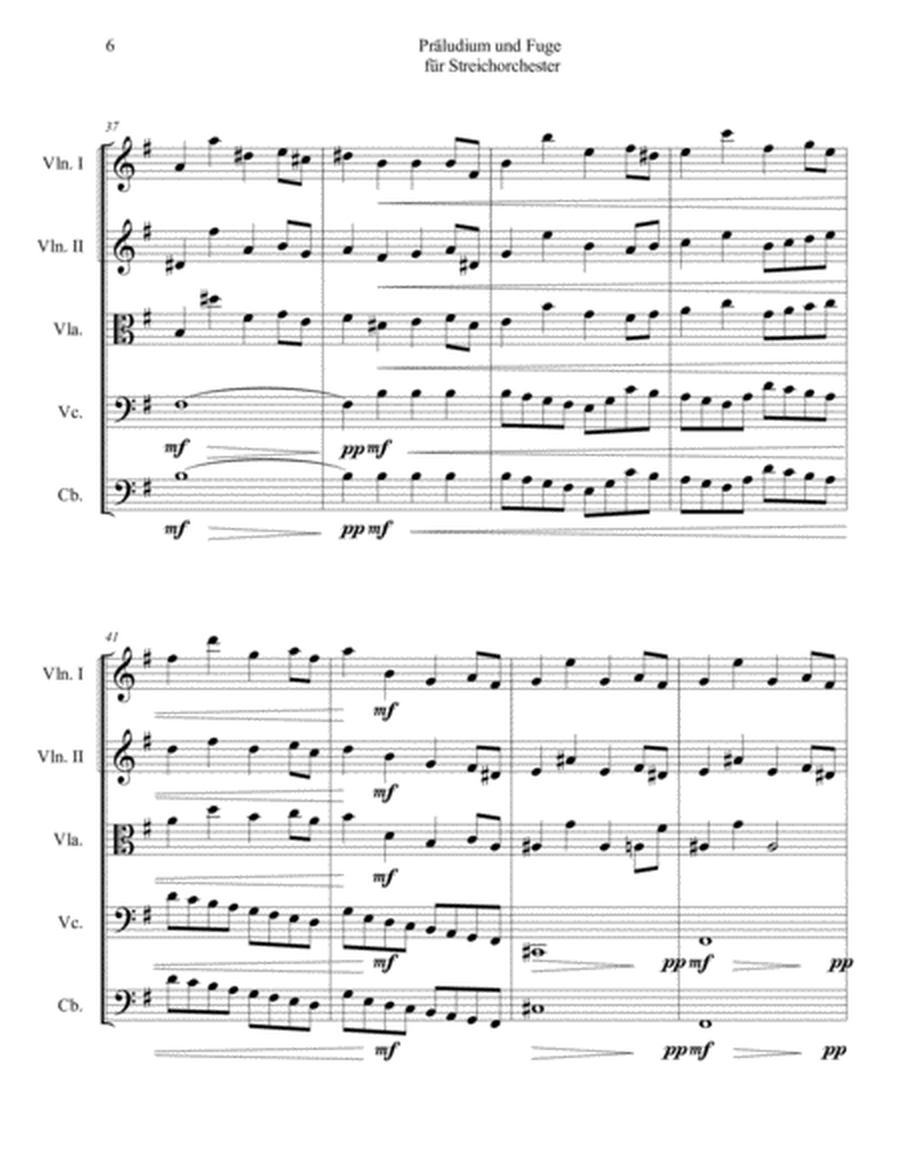 Prelude & Fugue in e minor image number null