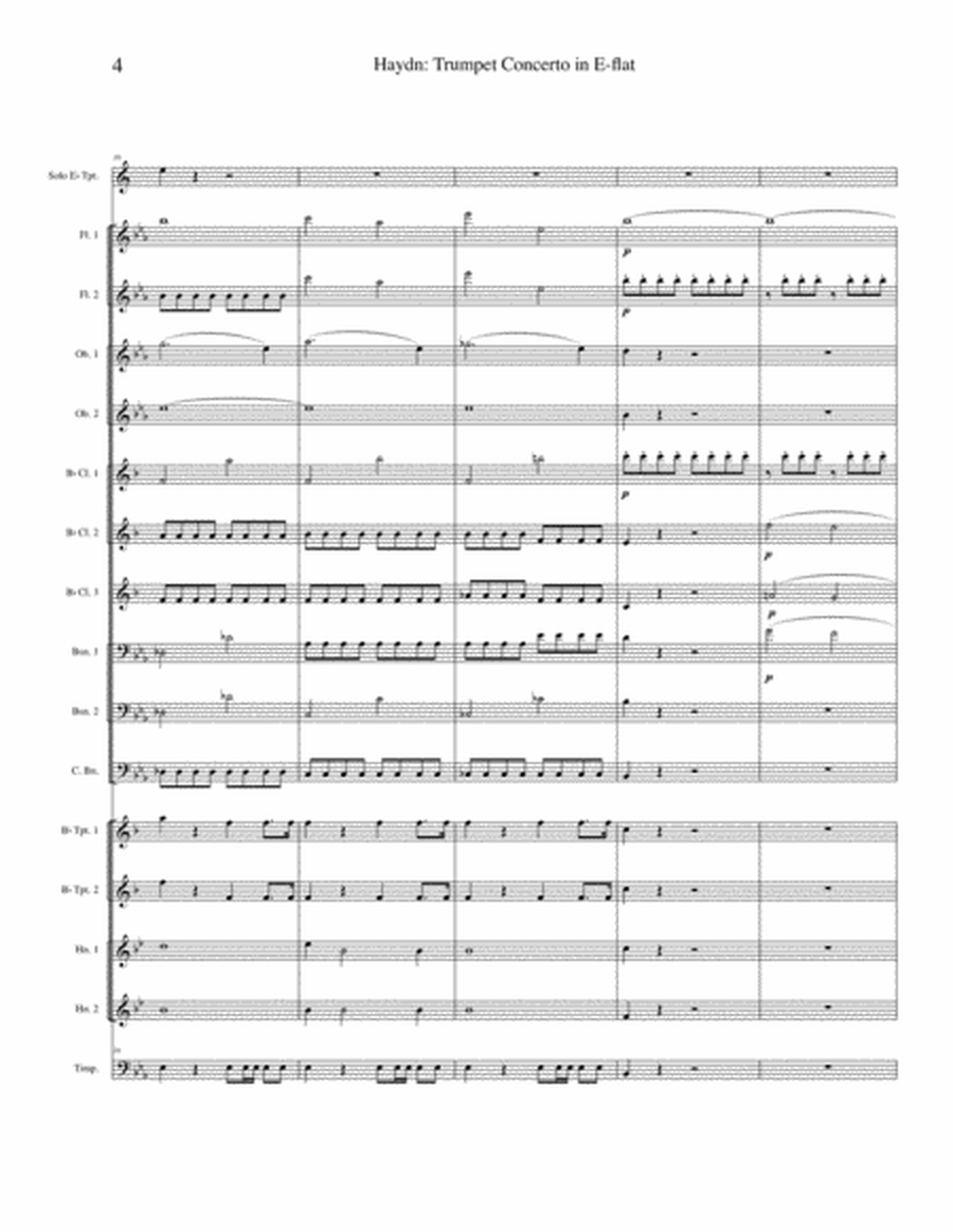 Concerto in E-flat for Trumpet