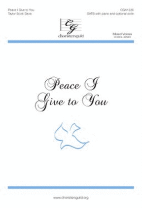Book cover for Peace I Give to You