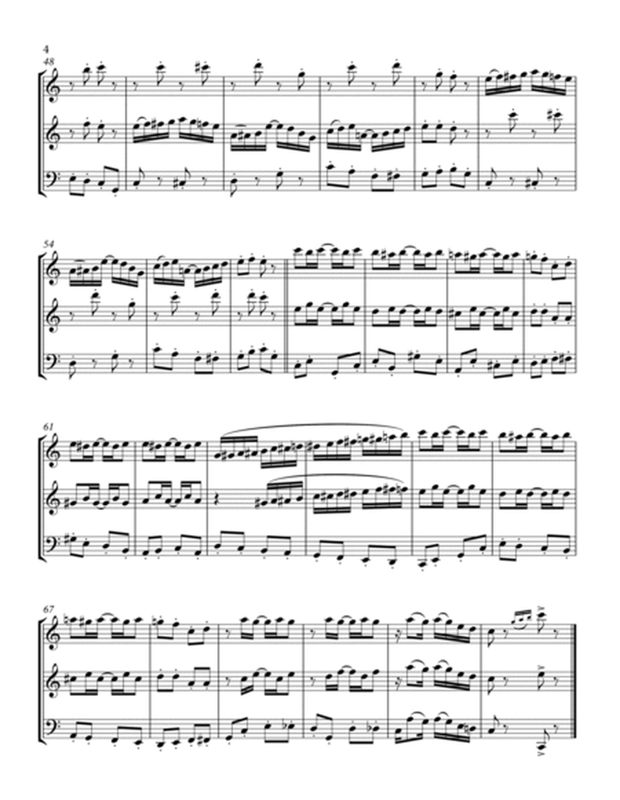 A Rag-Time Nightmare (1900), by Tom Turpin, arranged for 2 Flutes & Bassoon image number null