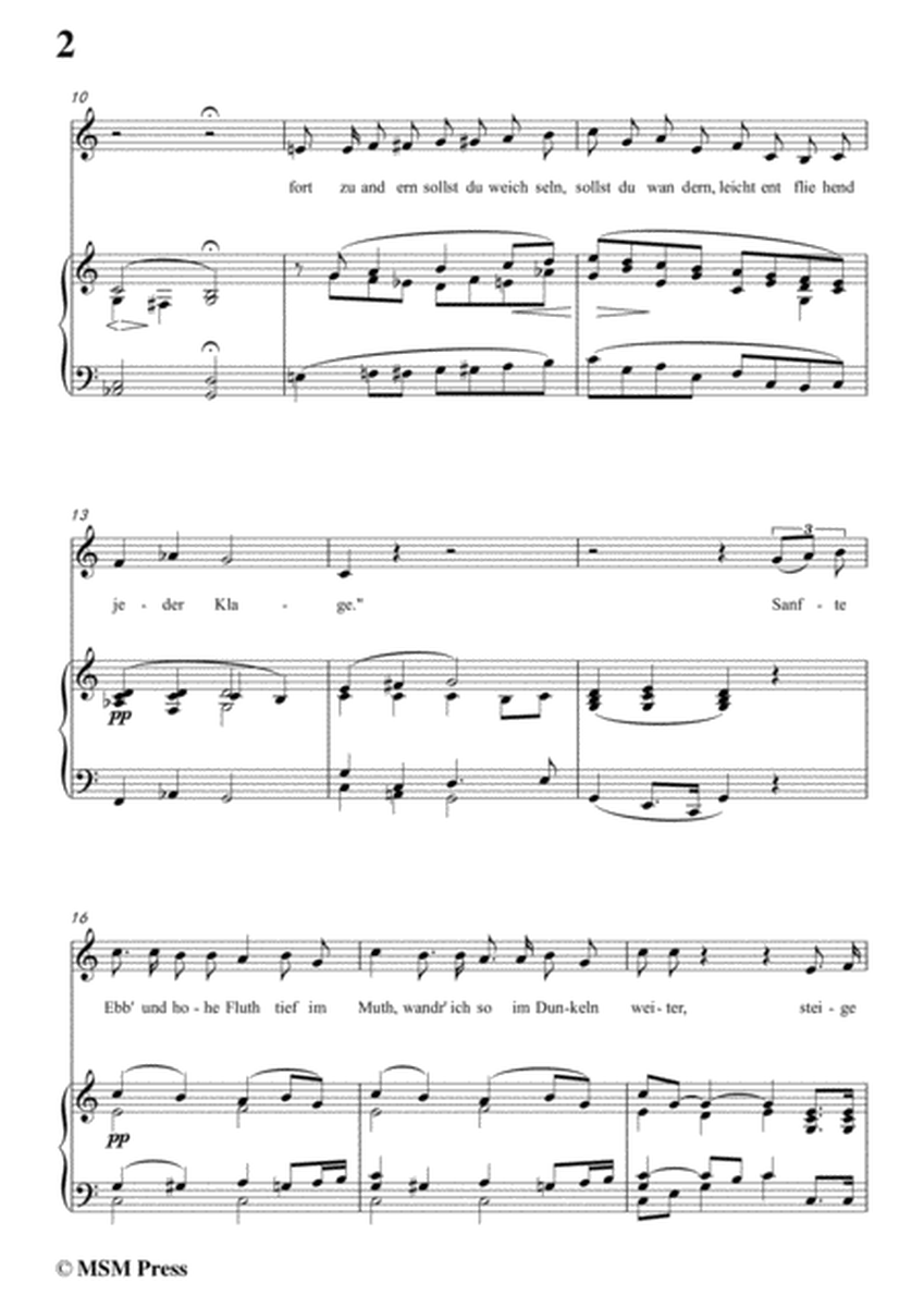 Schubert-Der Wanderer,Op.65 No.2,in C Major,for Voice&Piano image number null