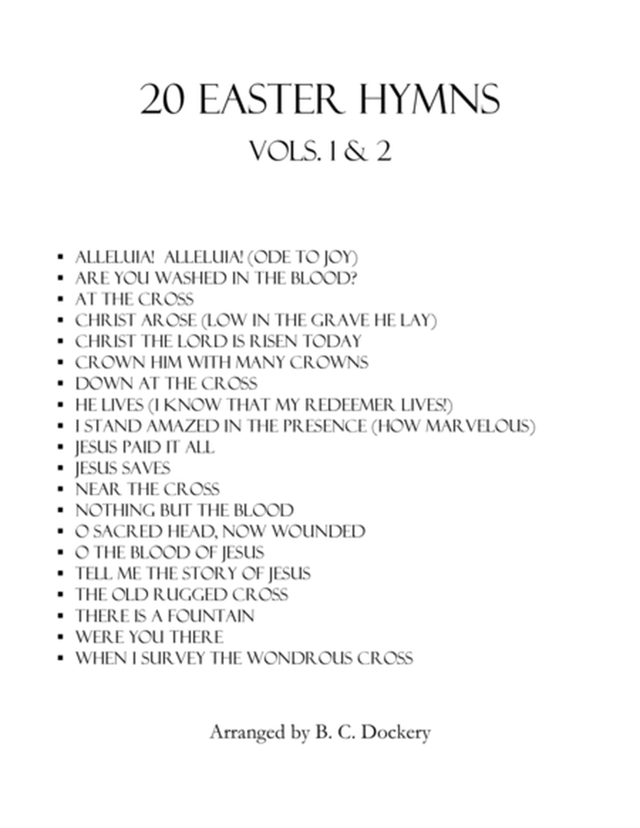 20 Easter Hymns for Brass Quartet: Vols. 1 & 2 image number null