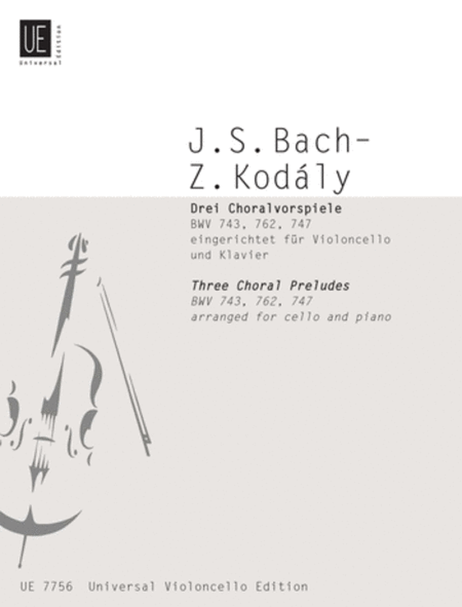 Chorale Preludes, 3 (Bach)