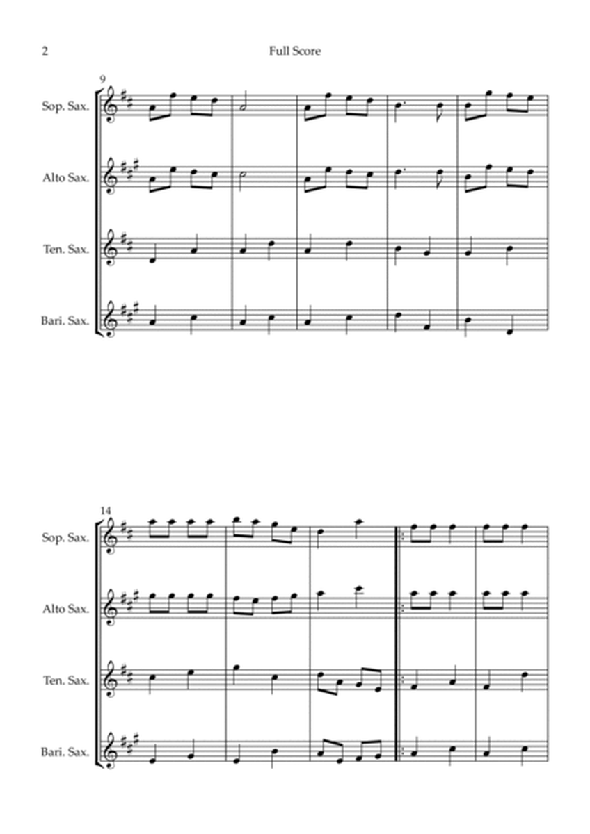 Jingle Bells (Christmas Song) for Saxophone Quartet image number null