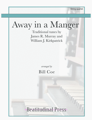 Book cover for Away in a Manger String Quartet